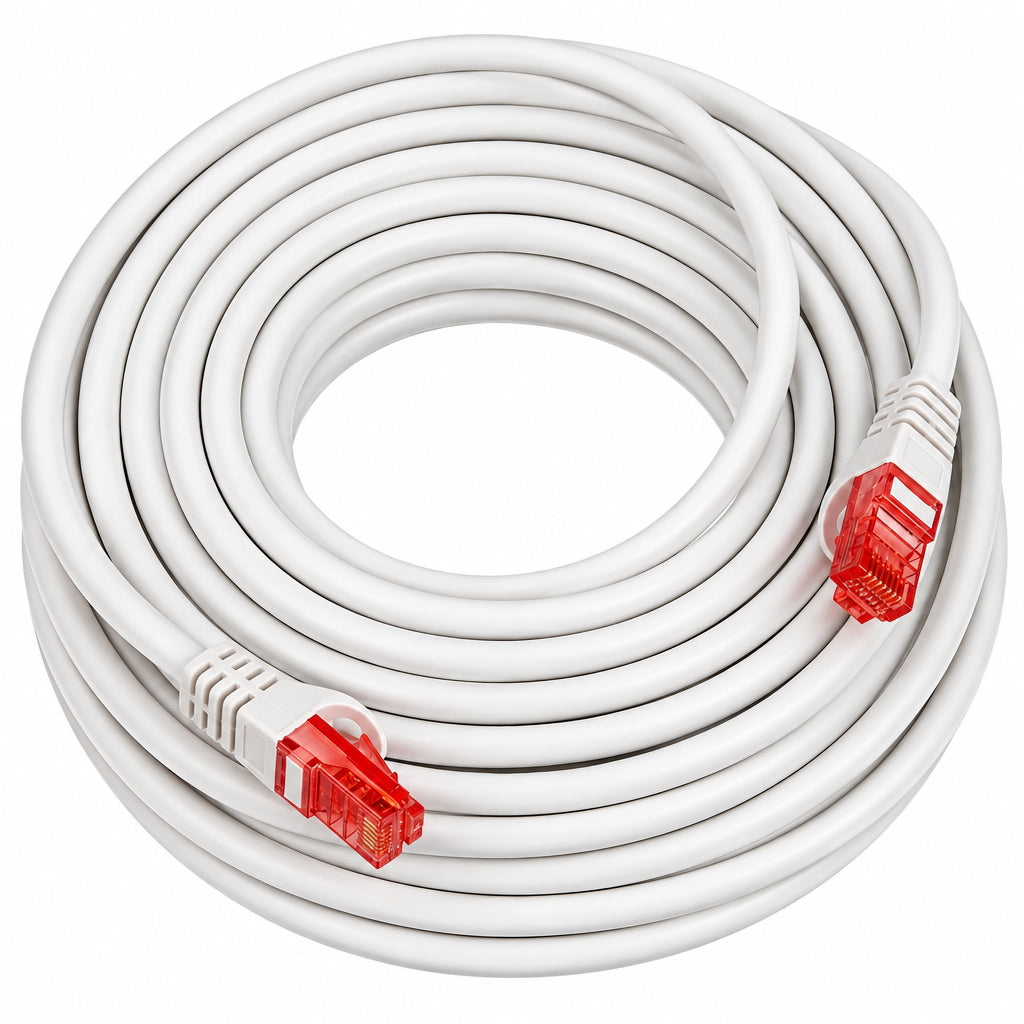 Ewent Cat6 U/UTP Ethernet Patch Cable 10m WHITE